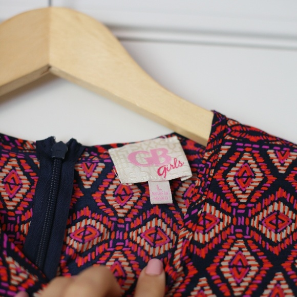 GIRLS Gianni Bini high low top short sleeves - Picture 3 of 5